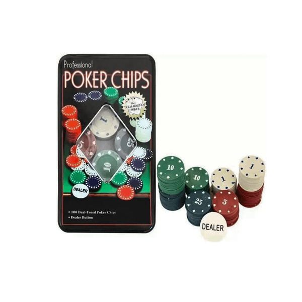 Jogo de Poker 100 Peças