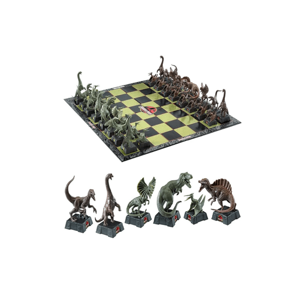 Jogo de Xadrez Jurassic Park Personalizado