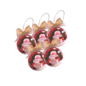 Kit 10 Enfeites Bolinha de Natal Personalizado