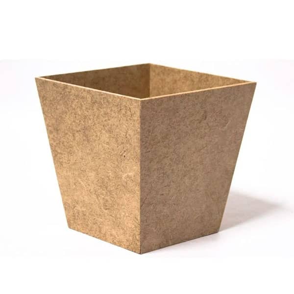 Kit 10 Unidades De Cachepô Vaso Em Mdf Cru 10x10cm