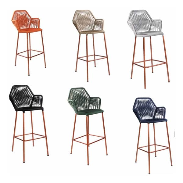 Kit 4 Banqueta Tropicalia Para Balcão Preta Personalizada