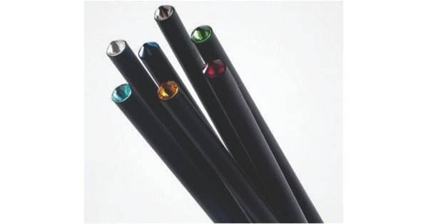 Kit 6 Lápis Personalizados com Cristais