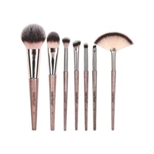 Kit 7 Pincéis para Maquiagem Brilho