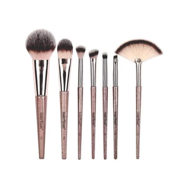 Kit 7 Pincéis para Maquiagem Brilho