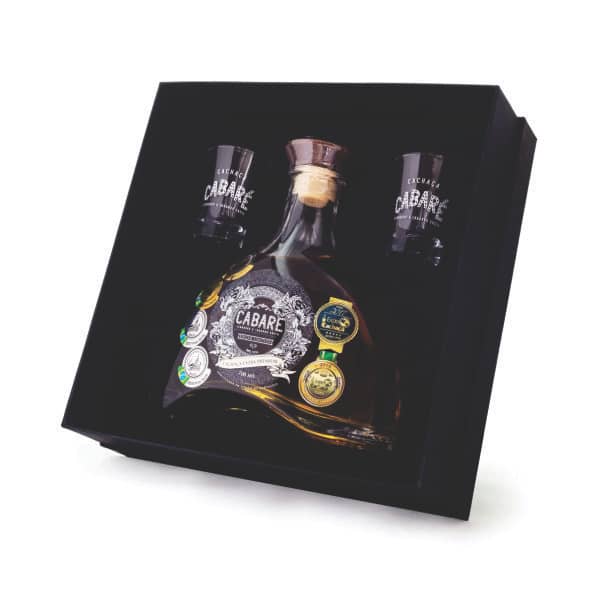 Kit Bebida Cachaça com 2 Copos