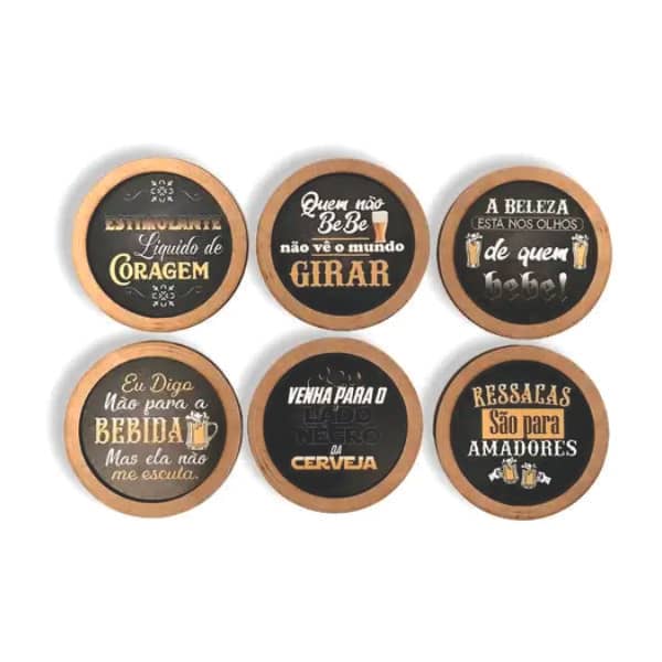 Kit Bolacha para Copos Personalizado