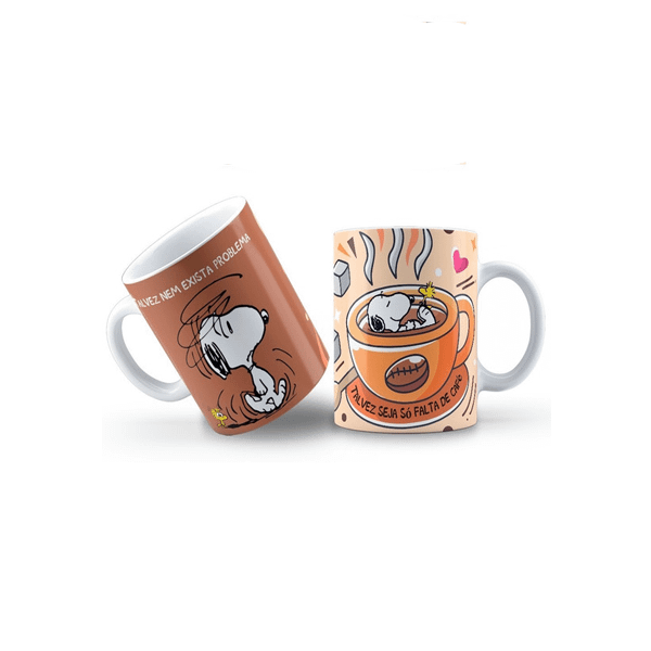 Kit Bolo de Caneca Snoopy Personalizado