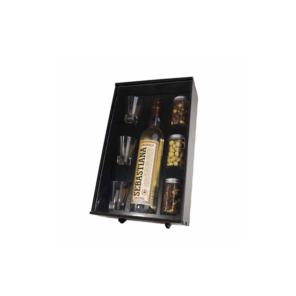 Kit Cachaça com Aperitivos Personalizado