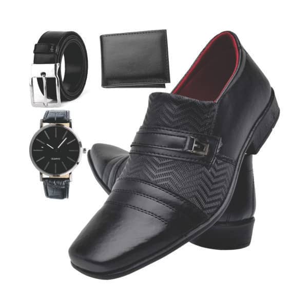 Kit Calçado Sapato e Relógio Corporativo Personalizado