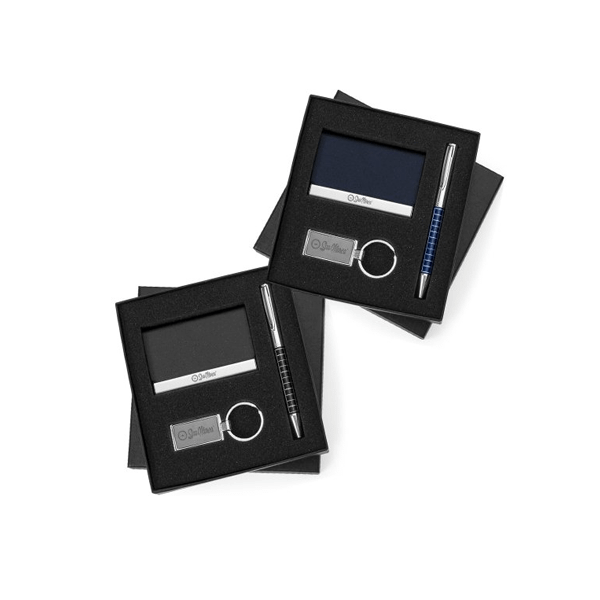 Kit Caneta Porta Cartão e Moleskine Personalizado