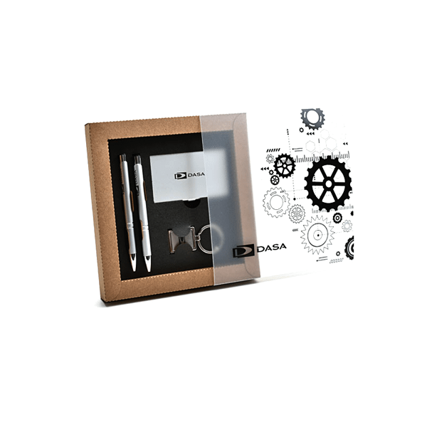 Kit Caneta e porta Cartão Corporativo Personalizado