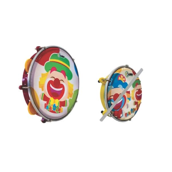 Kit Carnaval Máscara e Pandeiro Personalizados