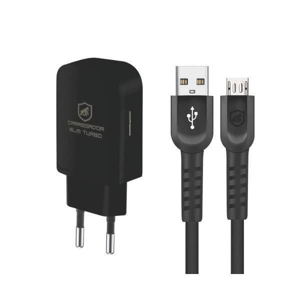 Kit Carregador Portátil USB e Micro USB
