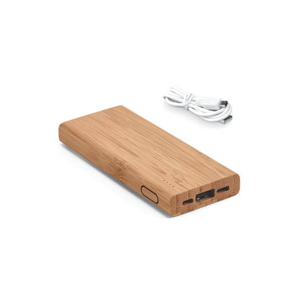 Kit Carregador Portátil em Madeira