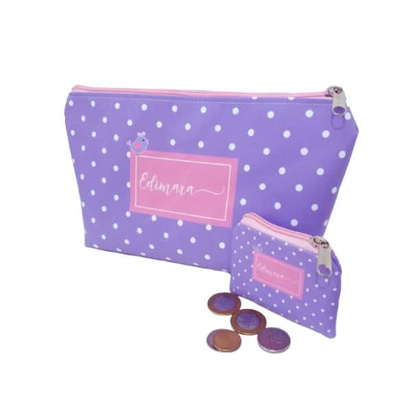 Kit Carteira e Pochete Personalizada