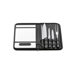 Kit Churrasco Tábua Faca e Garfo Personalizado