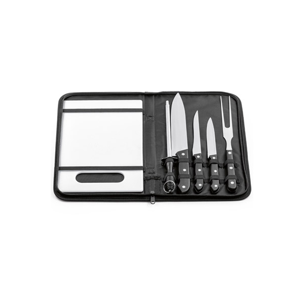 Kit Churrasco Tábua Faca e Garfo Personalizado