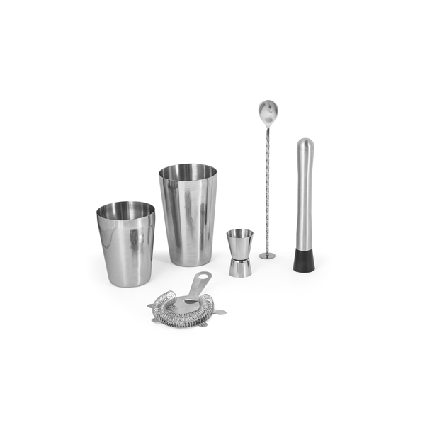 Kit Cocktail com 6 Pçs em Aço Inoxidável Personalizado