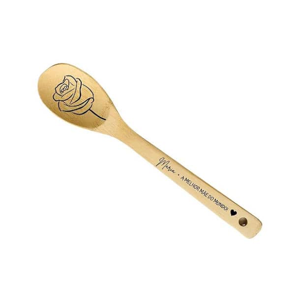 Kit Colher de Pau Cozinha Personalizado