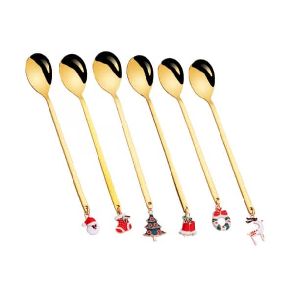 Kit Colheres Douradas Personalizado