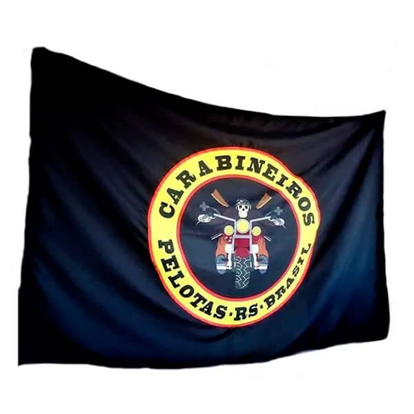 Kit Com 2 Bandeiras Personalizada Uma Face 100 X 70, 50×40