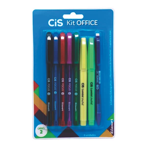 Kit De Caneta E Lapiseira Com Estojo