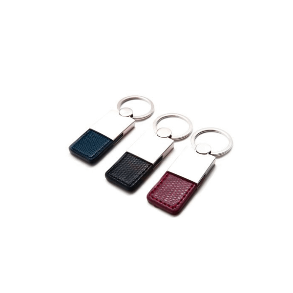 Kit Escritório de Couro Chaveiro Personalizado