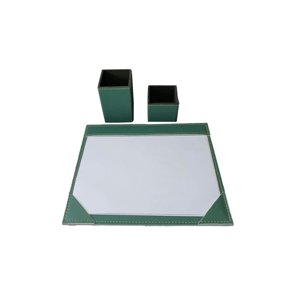 Kit Escritório de Couro Risque-Rabisque Personalizado