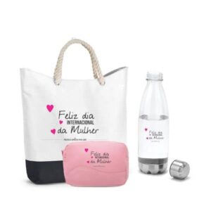 Kit Estojo dia da Mulher Personalizado