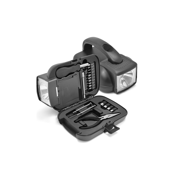 Kit Ferramenta com Lanterna Presente Personalizado