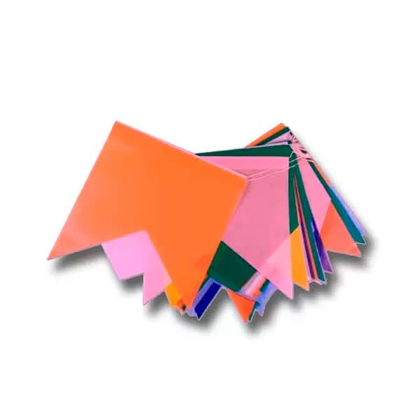 Kit Festa Junina- 6 Pacotes Bandeirinhas De Plástico