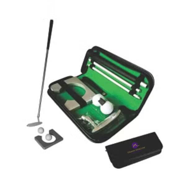 Kit Golfe Com Maleta 7 Peças Mini Golf Personalizado