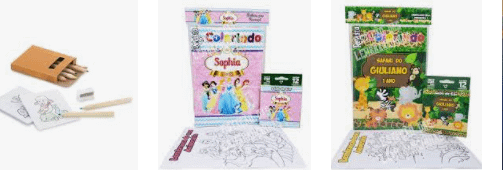 Kit Lapis de Cor para Colorir Personalizado