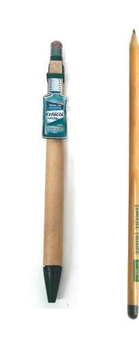 Kit Lápis e Caneta Semente com Clips Personalizado