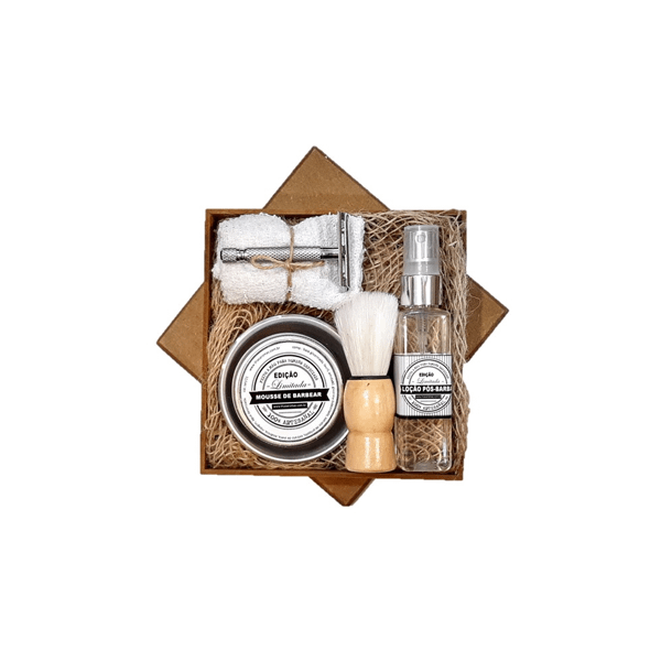 Kit Lembrancinha Barbear para Padrinho Personalizado