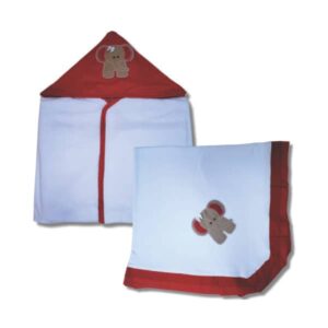 Kit Manta Plush e Toalha de Banho infantil