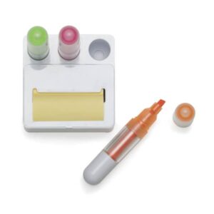 Kit Marca Texto Personalizado com Post It para Brindes