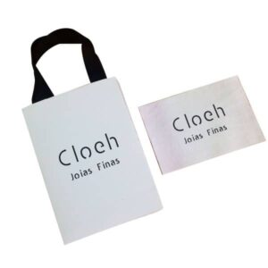 Kit Mini Flanela Mágica e Mini Sacola Personalizadas