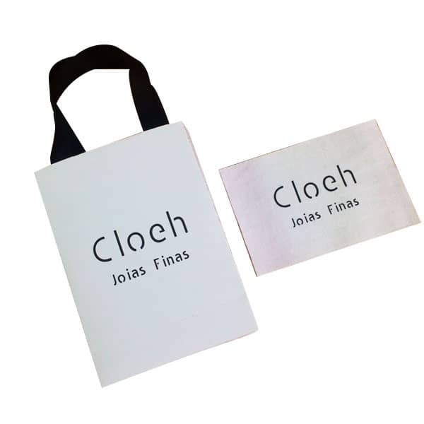 Kit Mini Flanela Mágica e Mini Sacola Personalizadas