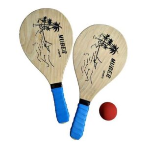 Kit Par De Raquetes De Praia Para Frescobol c/Raquete