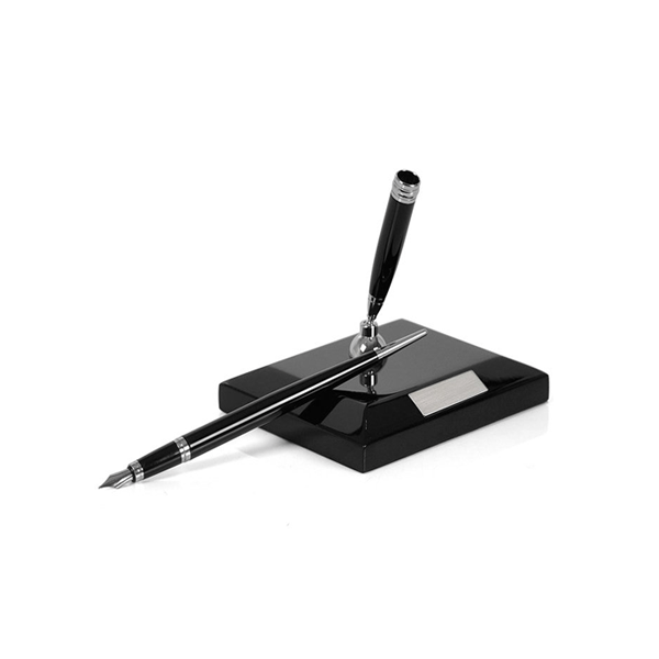 Kit Porta Cartão e Caneta Tinteiro Personalizado