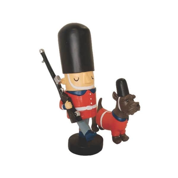 Kit Soldadinho Quebra Nozes e Cachorro em Resina