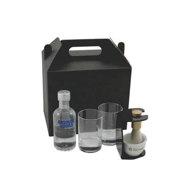 Kit Vodka Absolut 200ML com 2 Copos