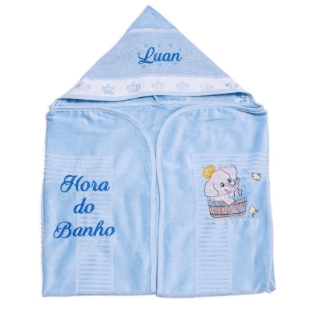 Kit banho bebe personalizado