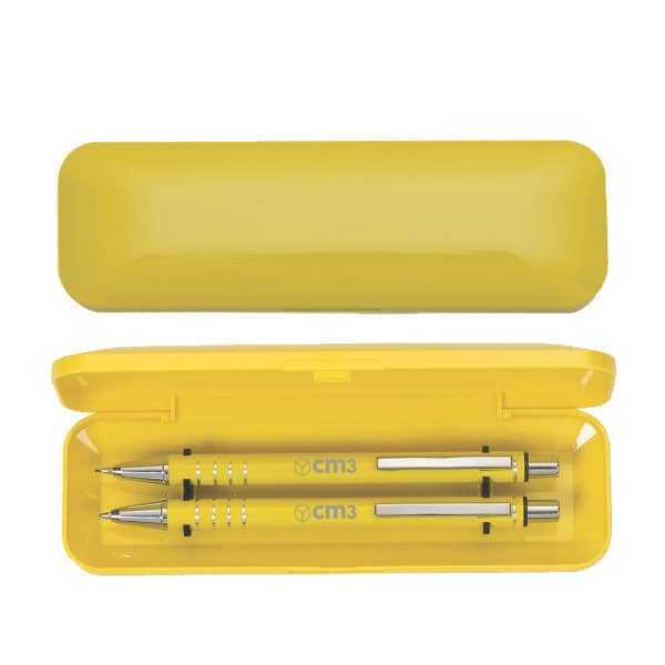 Kit caneta , lapiseira e estojo Personalizados