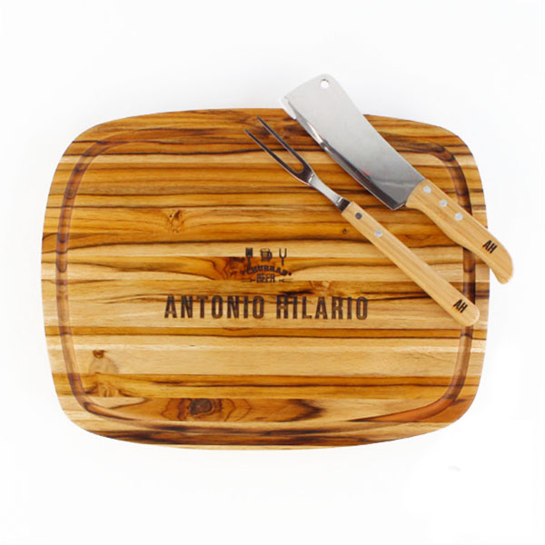 Kit churrasco personalizado com nome