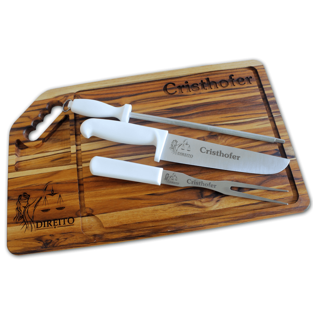 Kit churrasco personalizado com nome