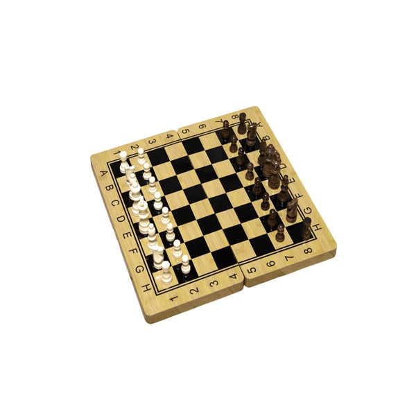 Kit com Jogo de Xadrez, Gamão e Dama – Tabuleiro 24 X 24CM