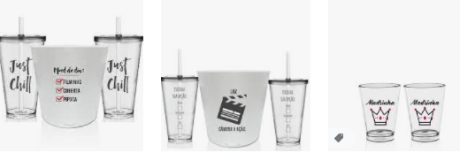 Kit de copos Personalizados