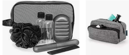 Kit de higiene pessoal masculino para viagem